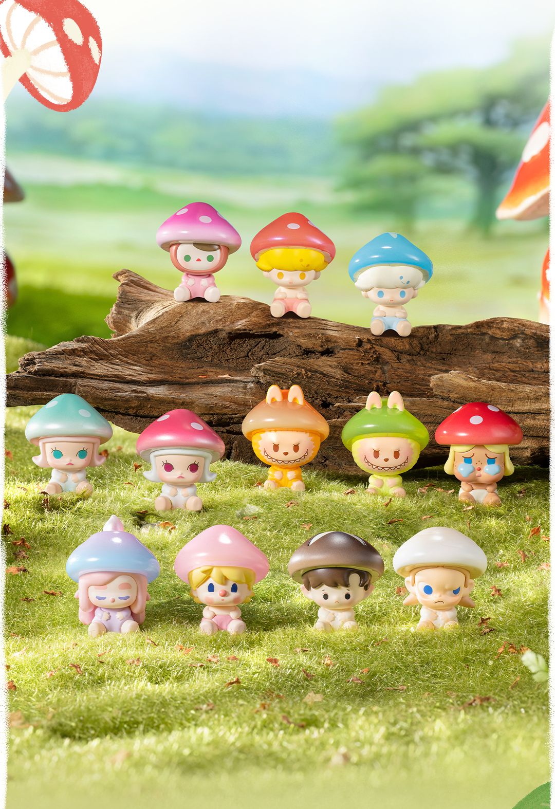 【Sale#】POP BEAN Mushroom Elf Series Bean