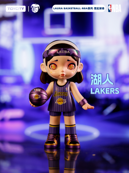 NBA LAURA Rocket Warriors Lakers Alloy Figures