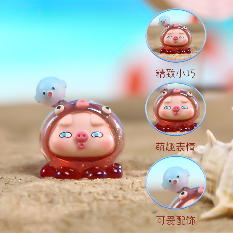 Sea Piggy Mini Bean Series Blind Box