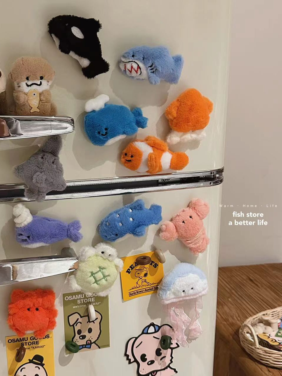 Small Aquarium Plush  (Magnet) Refrigerator Stick Series Blind Bag