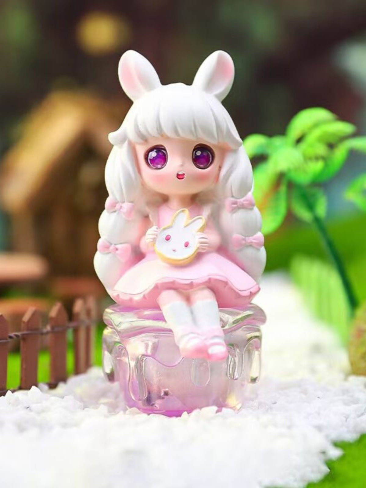 Micro Sweetness Cute Rabbit QQ Jelly Sreries Figures (can be light)