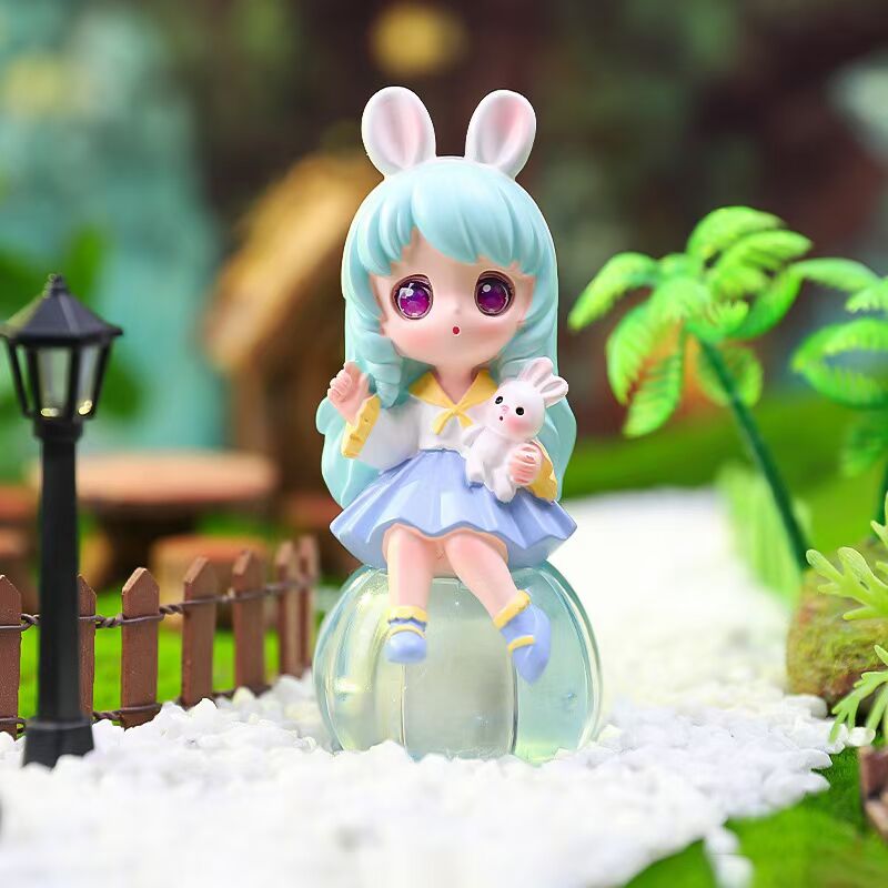 Micro Sweetness Cute Rabbit QQ Jelly Sreries Figures (can be light)