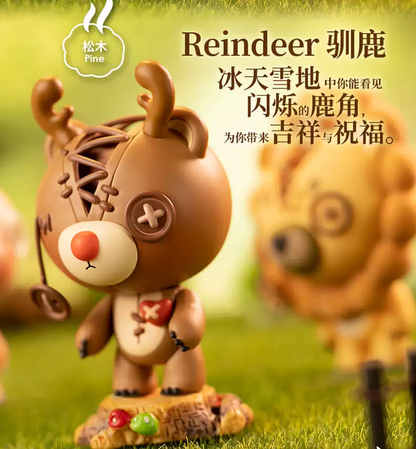 RAGGEDY TEDDY ANIMAL FRIENDS PARTY SERISE