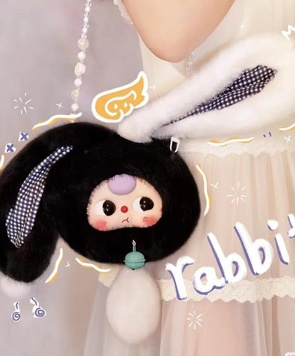 Baby Three-Lucky Rabbit Zipper Bag Plush Series