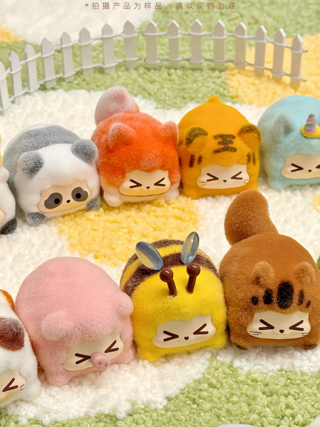RABBIT KIKI Flocked Baby Animals Series