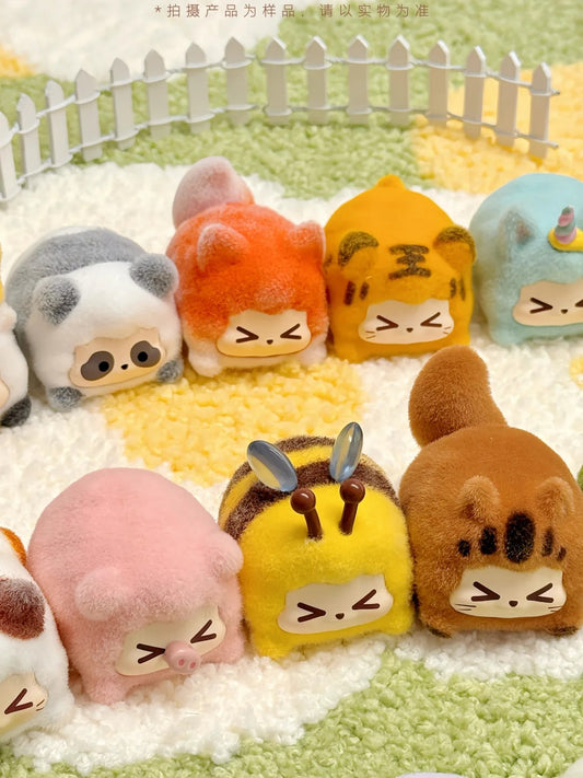 RABBIT KIKI Flocked Baby Animals Series