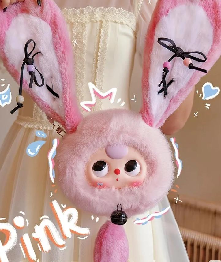 Baby Three-Lucky Rabbit Zipper Bag Plush Series