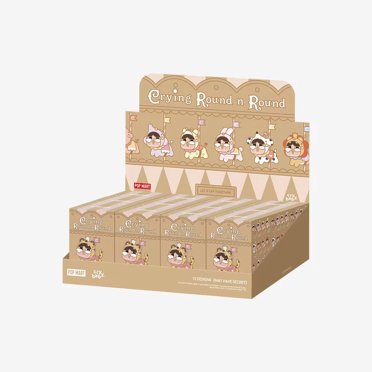 POP MART CRYBABY Crying Round n Round Series Figures(Pre Order)