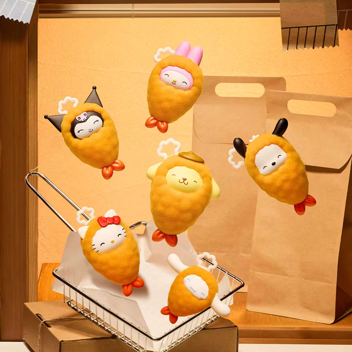 POP MART POP BEAN Hello Kitty and Friends Fried Shrimp Series (Pre Order)