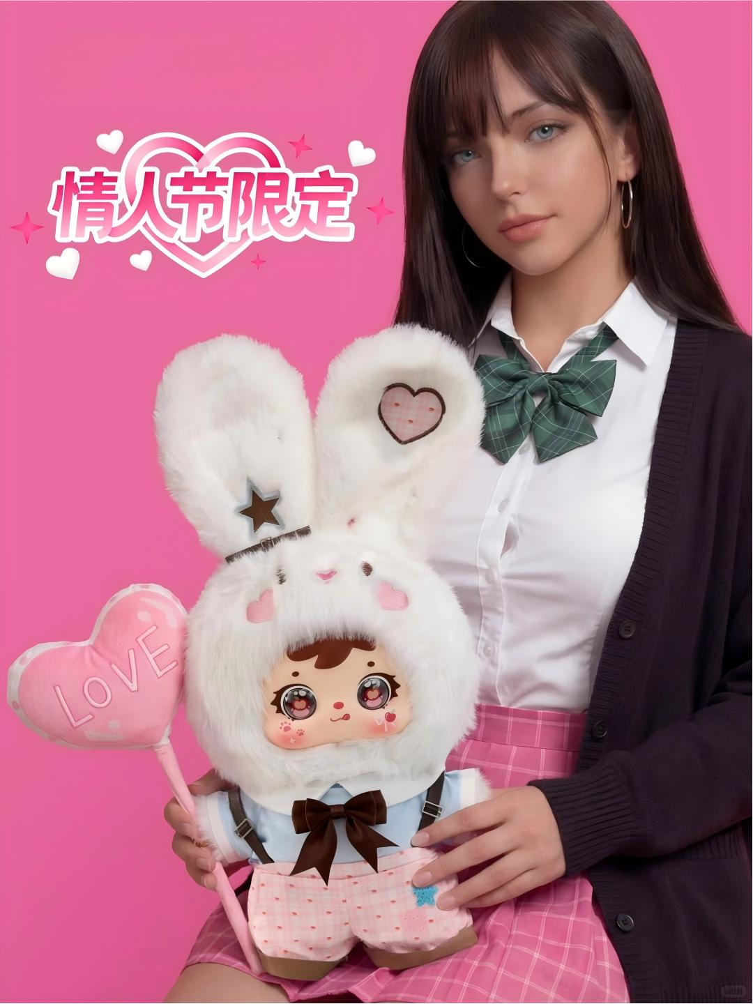 Sanxiaomao Valentine's Day Limited 400% Plush