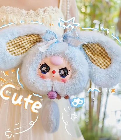 Baby Three-Lucky Rabbit Zipper Bag Plush Series