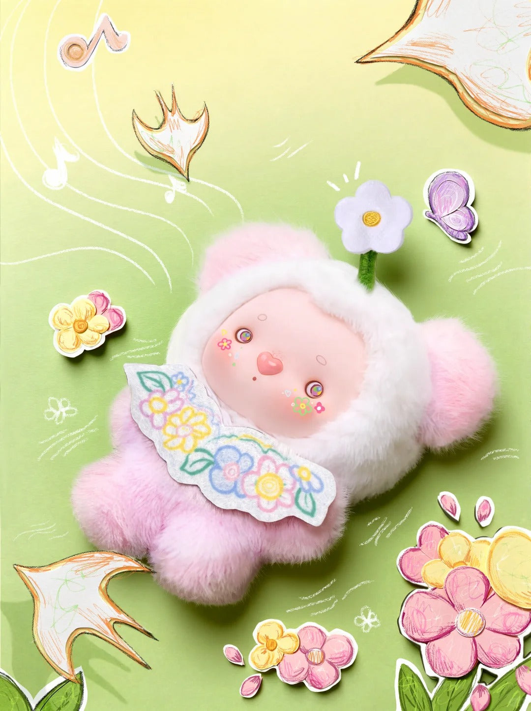 MOCO BEAR Tiny Footprint Guide Serise Plush Blind Box
