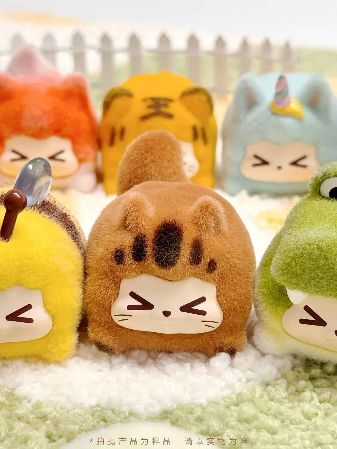 RABBIT KIKI Flocked Baby Animals Series