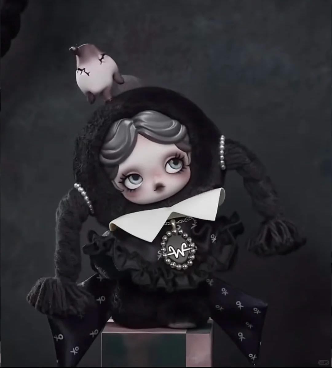 SKULLPANDA × Wednesday Plush - Nevermore Academy Uniform Version