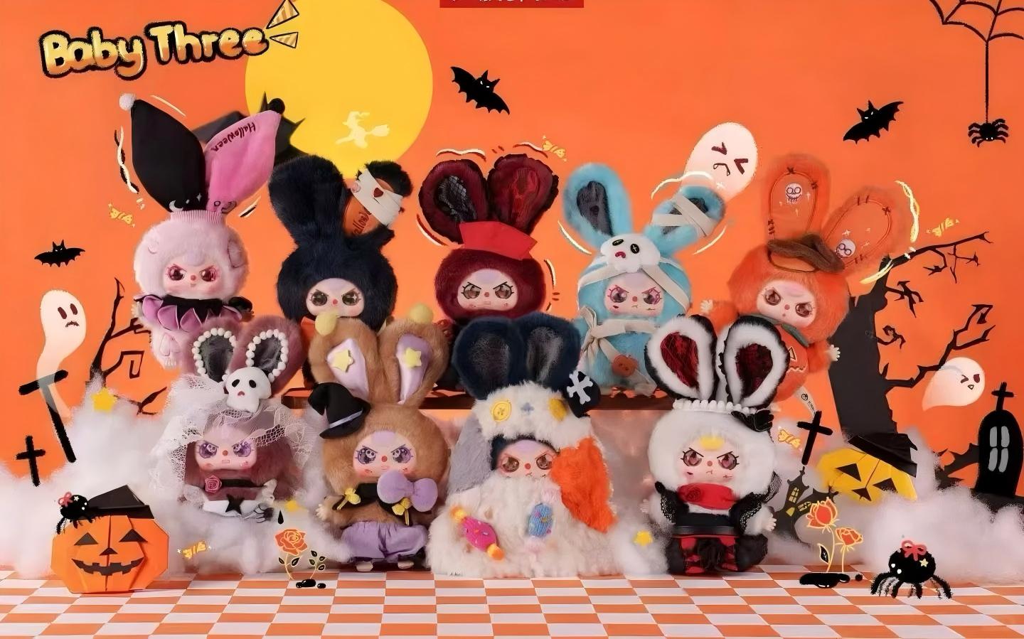 BABY THREE Halloween castle adventure Plush