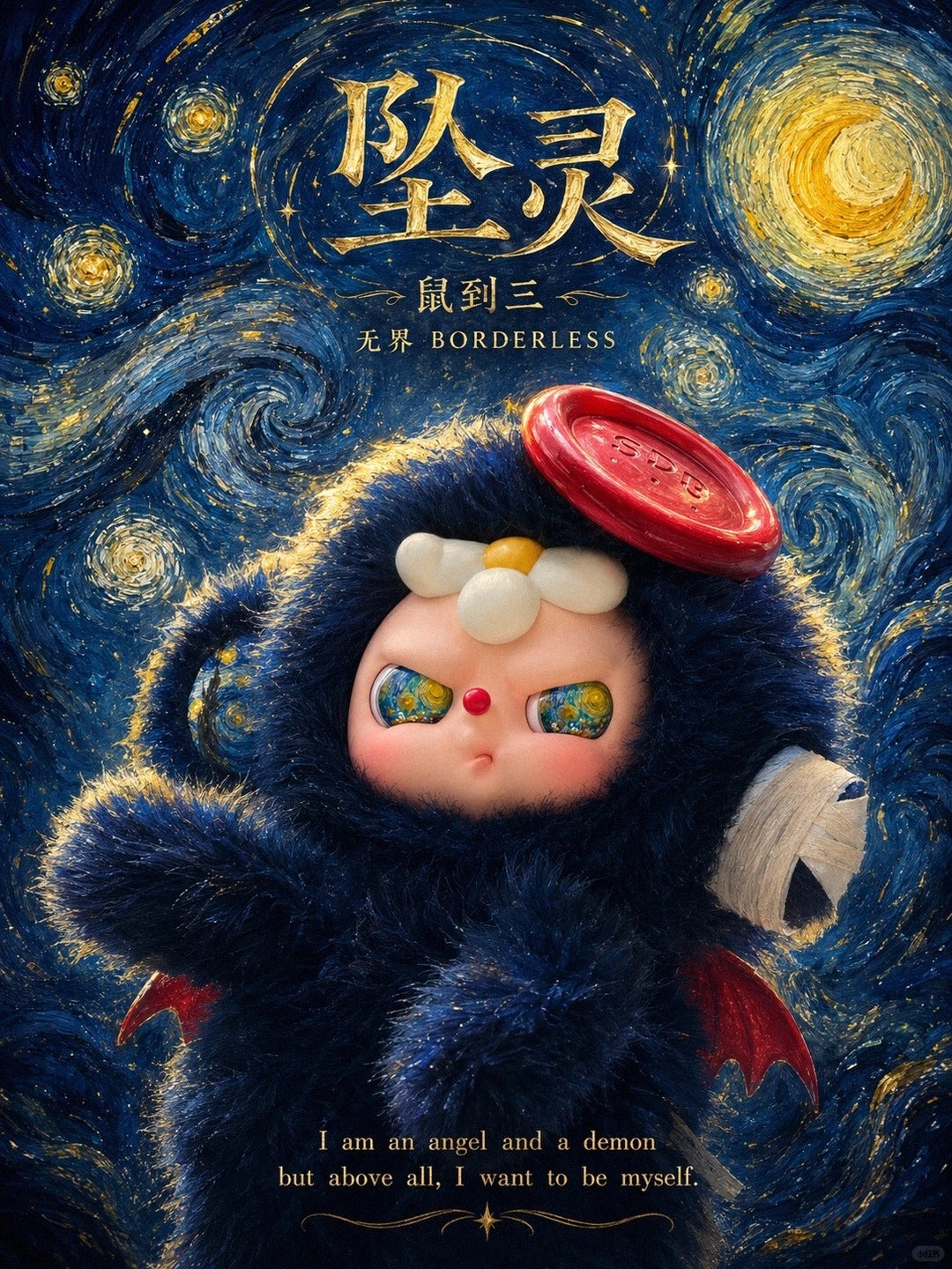 Borderless Vinyl Plish Doll