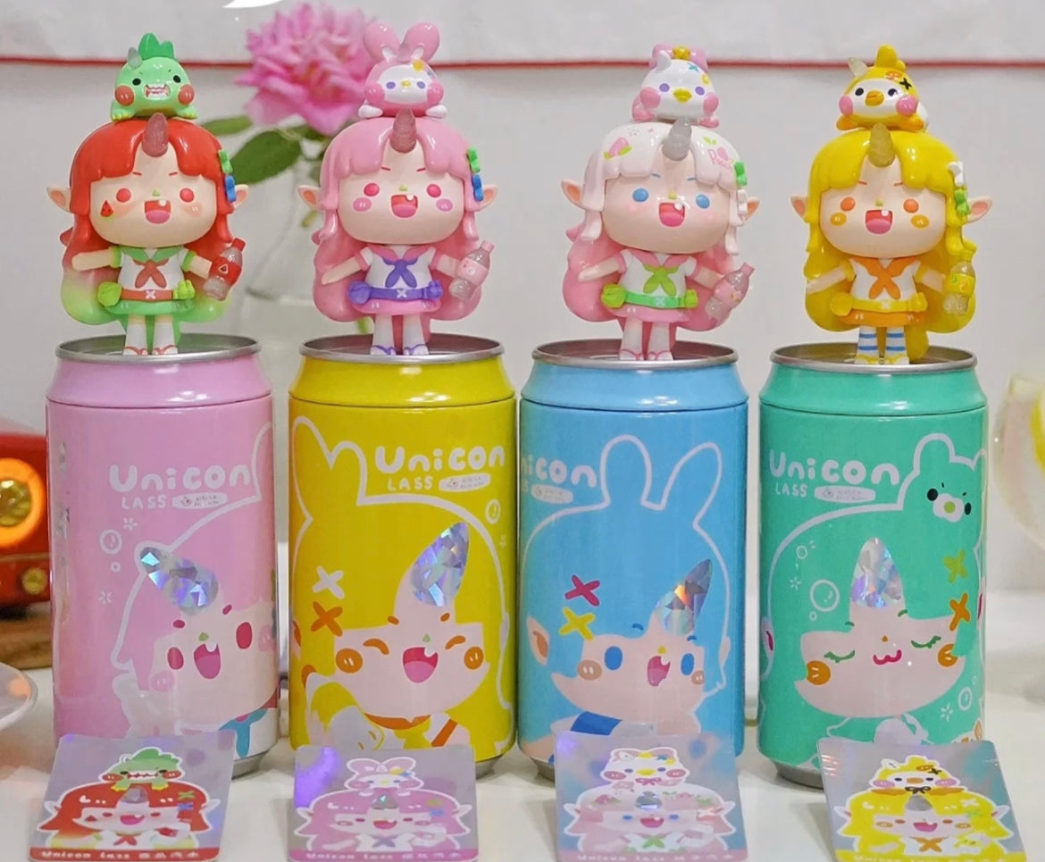 Unicorn Soda Gril Rainbow Series blind box