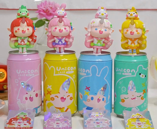 Unicorn Soda Gril Rainbow Series blind box