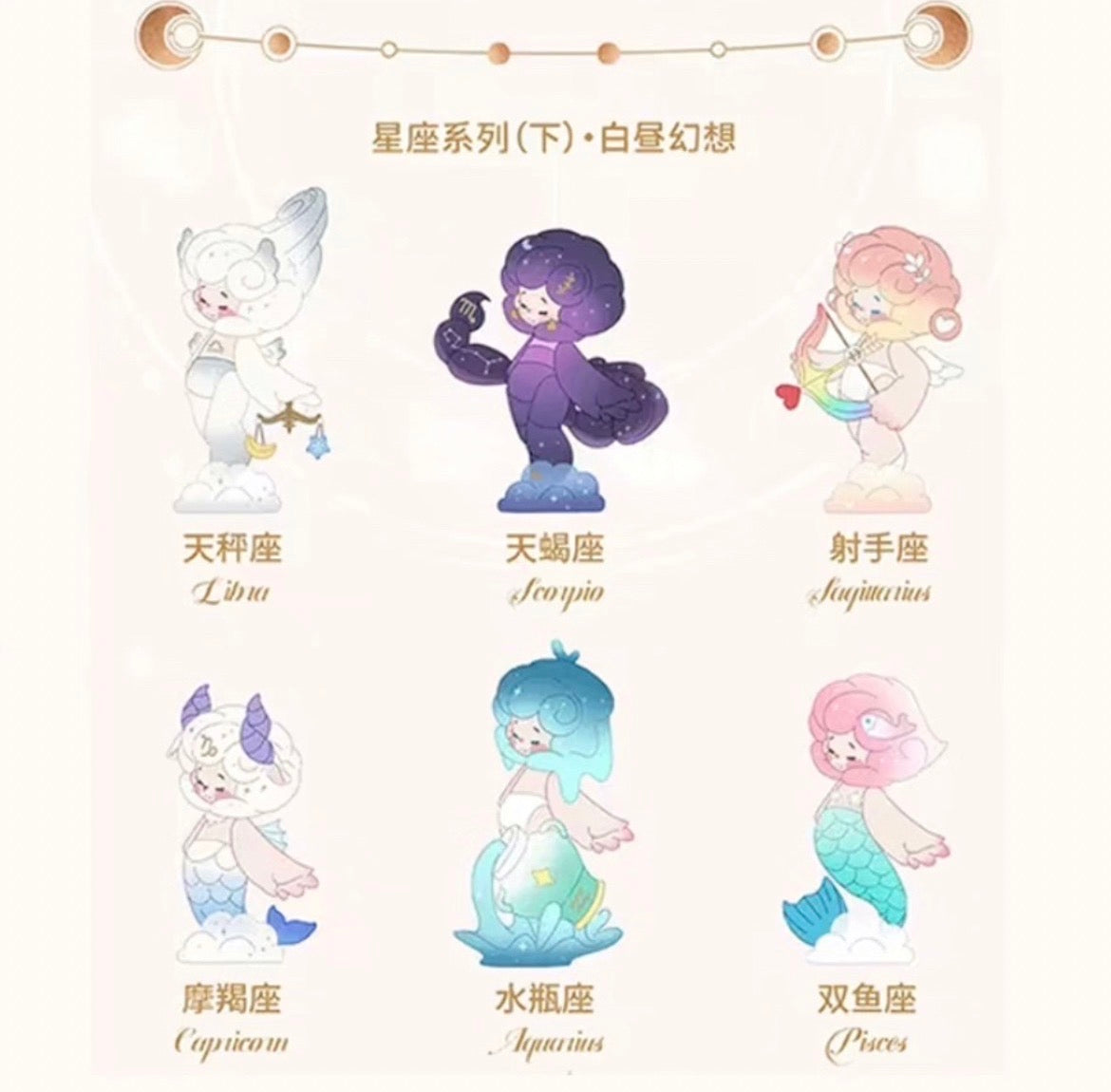 Weather 12 Zodiacs BABY Series Blind Box