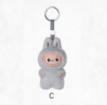 LABUBU V4 Mini Plush Keychain - Heart Code Series