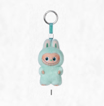 LABUBU V4 Mini Plush Keychain - Heart Code Series