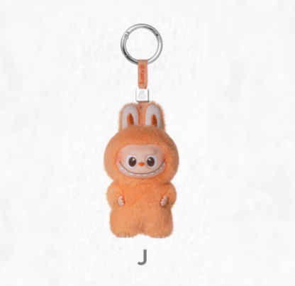 LABUBU V4 Mini Plush Keychain - Heart Code Series