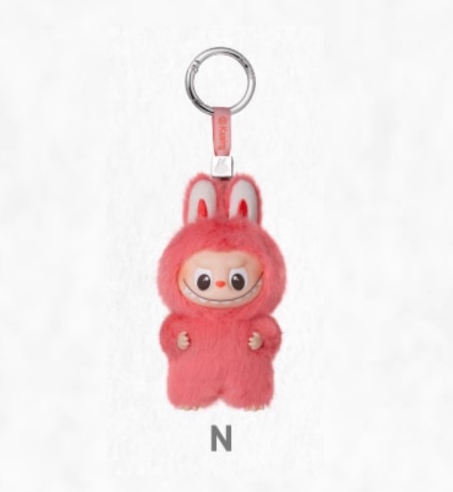 LABUBU V4 Mini Plush Keychain - Heart Code Series