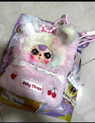 Baby Three Phone Bag Plush（Various eyes and facial expressions）