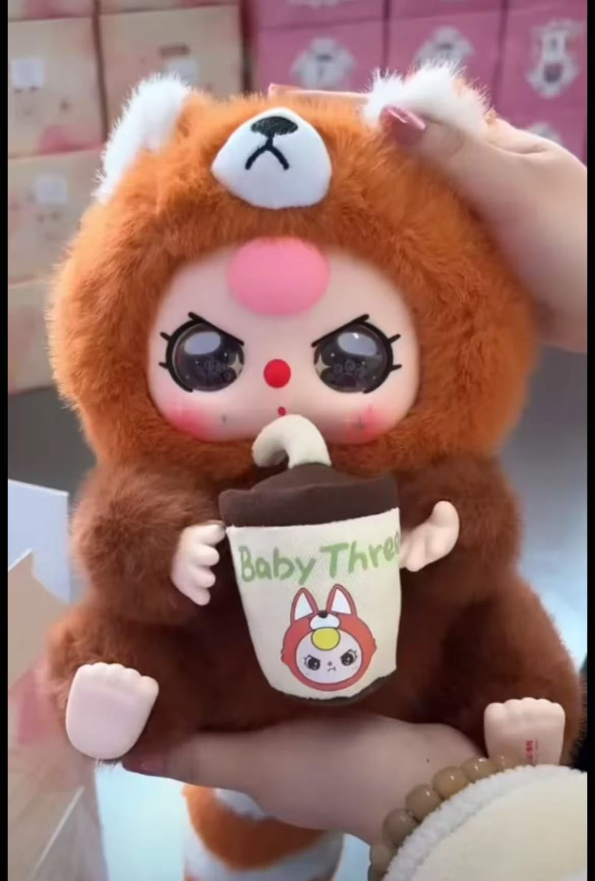 Baby Three 400% V3 Plush Series（Various eyes and facial expressions）
