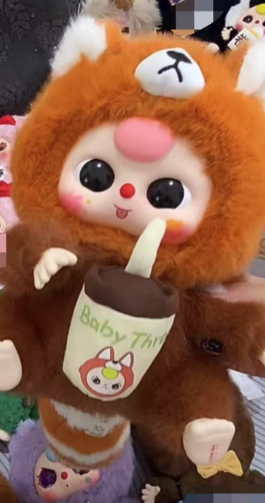 Baby Three 400% V3 Plush Series（Various eyes and facial expressions）