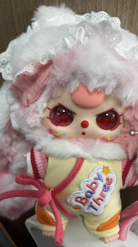 Baby Three Mia Meng You Ji Plush Blind Box（Various eyes and facial expressions）