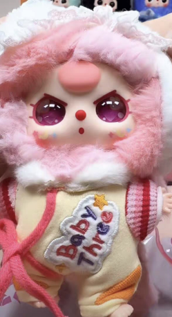 Baby Three Mia Meng You Ji Plush Blind Box（Various eyes and facial expressions）