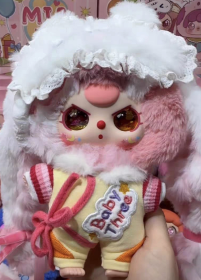 Baby Three Mia Meng You Ji Plush Blind Box（Various eyes and facial expressions）