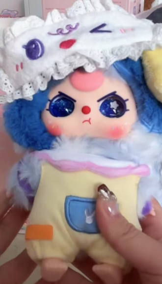 Baby Three Mia Meng You Ji Plush Blind Box（Various eyes and facial expressions）