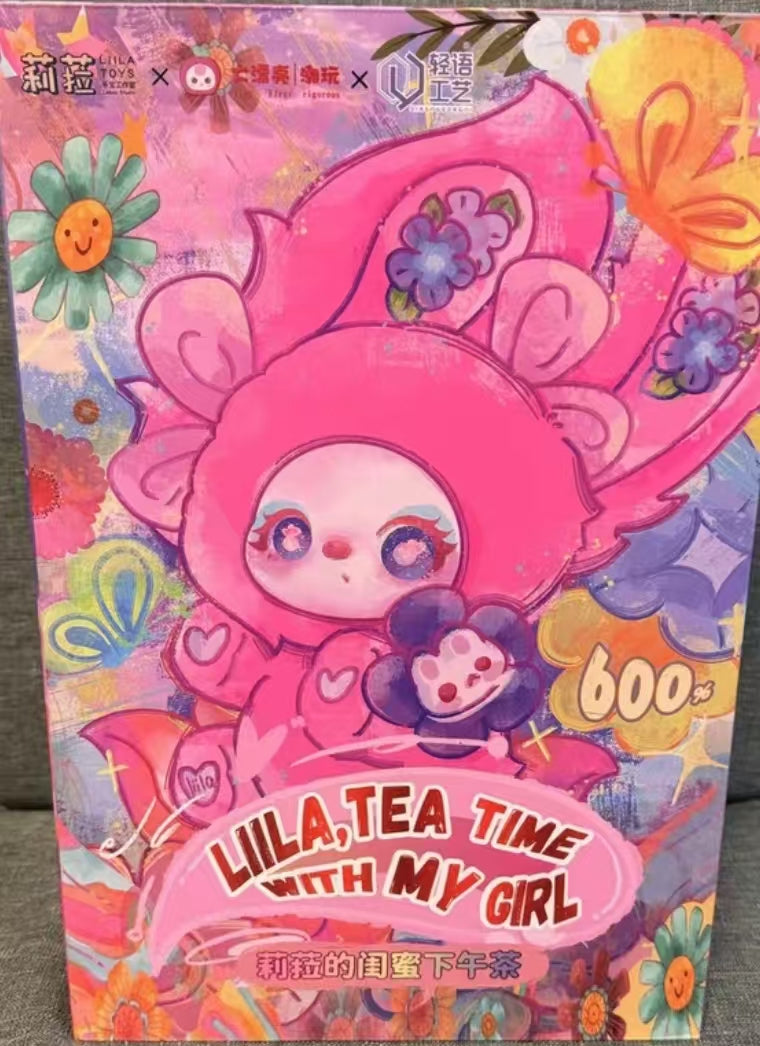 Lila 600% V2 Best Friend Afternoon Tea Plush（Various eyes and facial expressions）