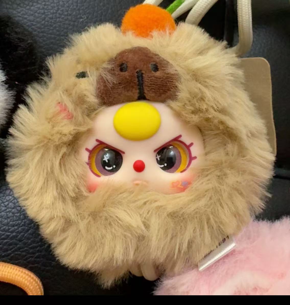 Baby Three Animal Plush Lanyard Series Blind Box
