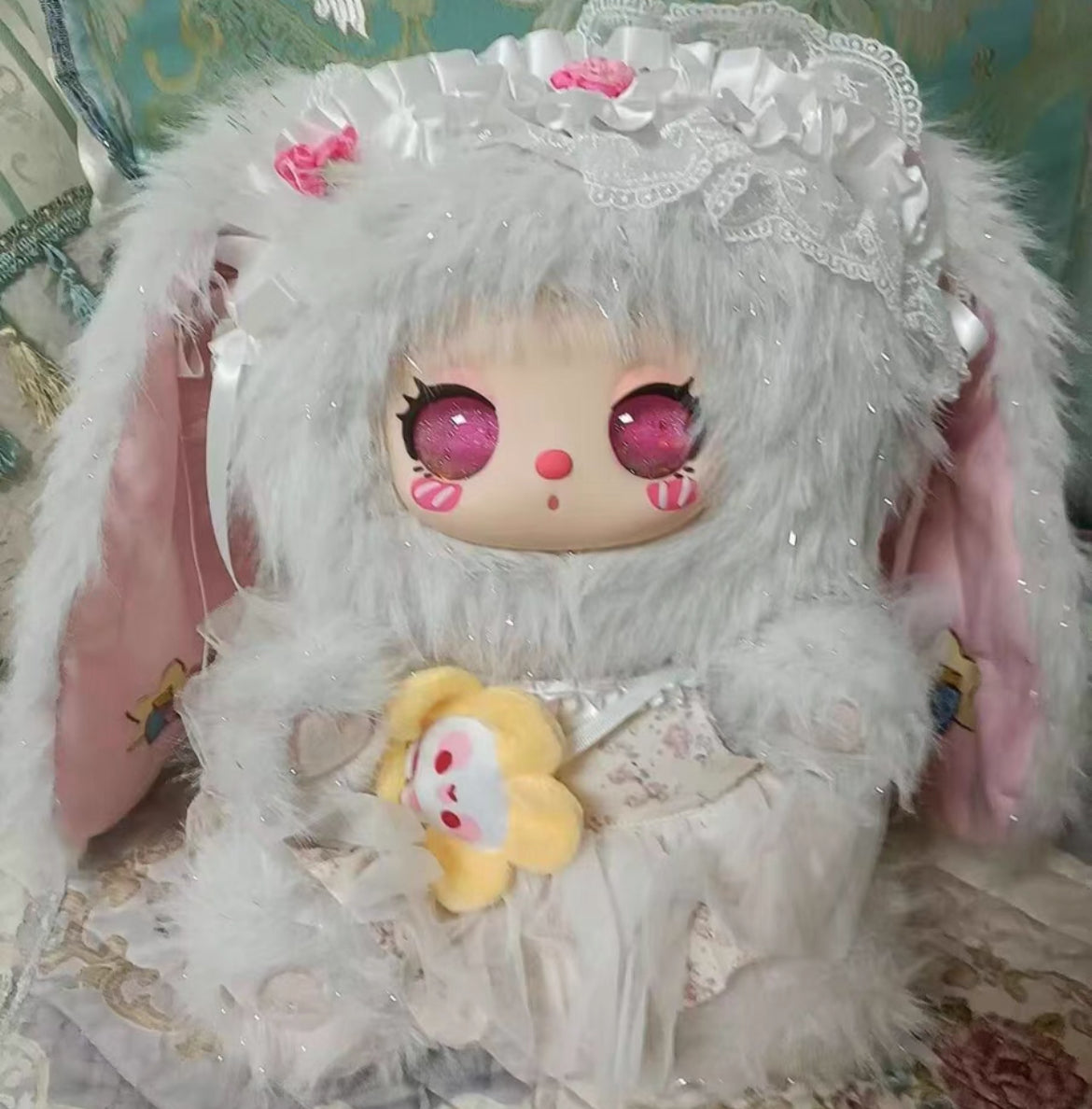 Lila 600% V2 Best Friend Afternoon Tea Plush（Various eyes and facial expressions）