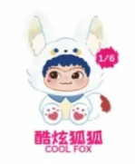 wakuku fox&bunny trick or treat series plush