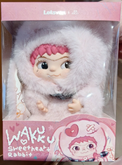 wakuku fox&bunny trick or treat series plush