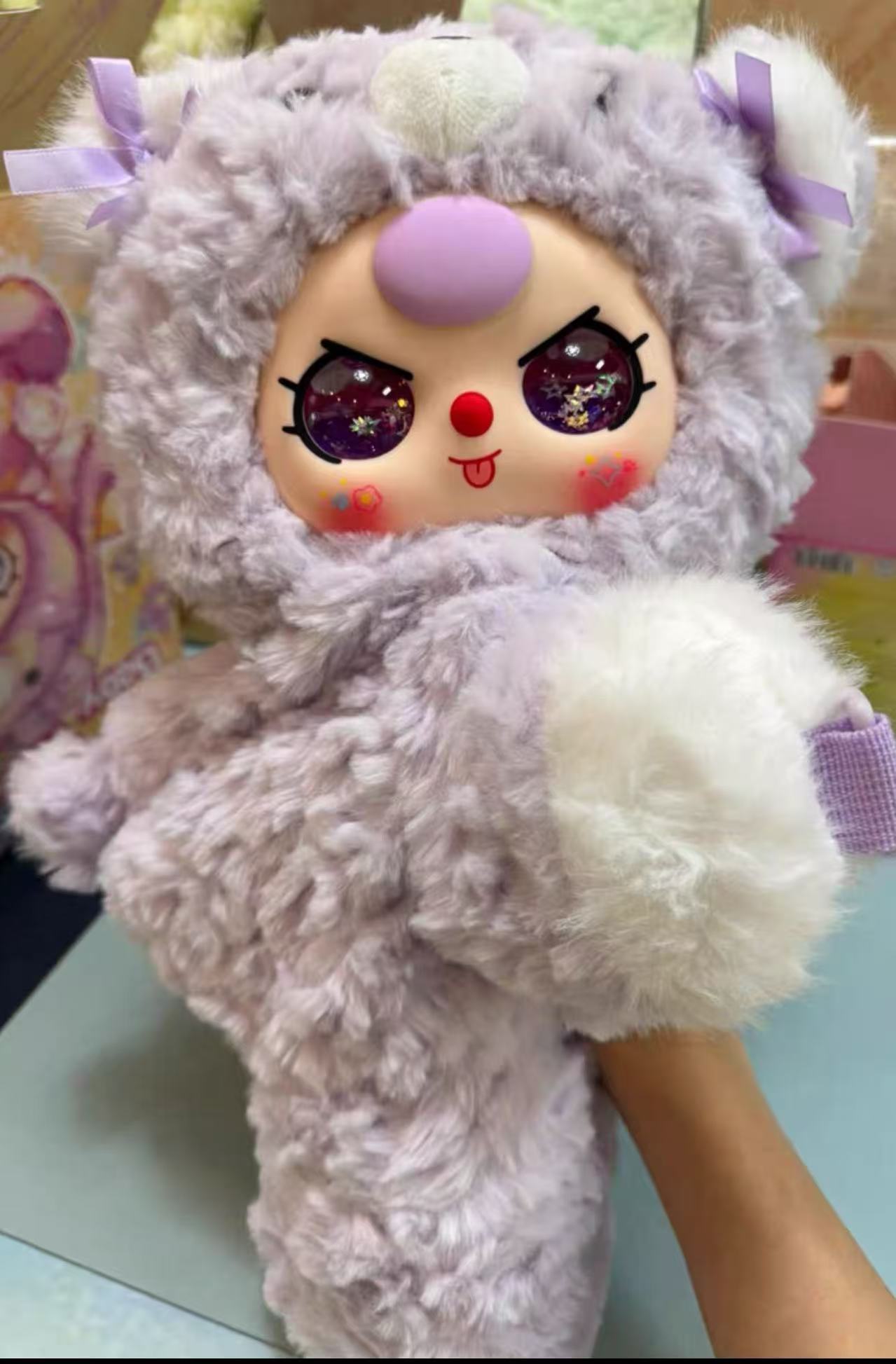 Q-Baby three Hug Baby - Plush Backpack