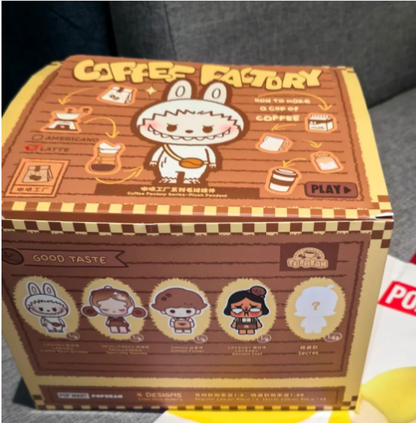 POP Mart Coffee Factory Series (plush toy, candle, fridge magnet)