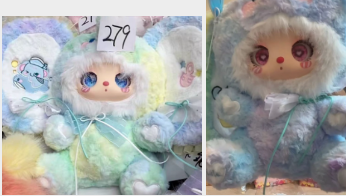 LILA 600% plush v3 Girlfriends' Makeup Party Blind box（various special eye types） DS