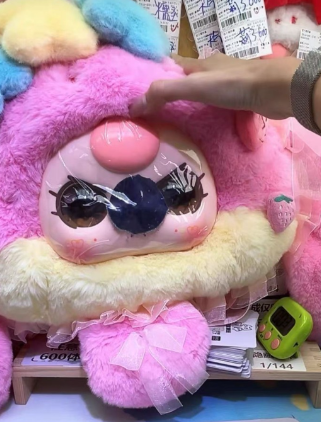 Baby Three Year Old Fairy Tale Big Head Plush Bag（Various eyes and facial expressions）