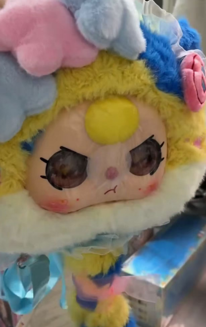 Baby Three Year Old Fairy Tale Big Head Plush Bag（Various eyes and facial expressions）