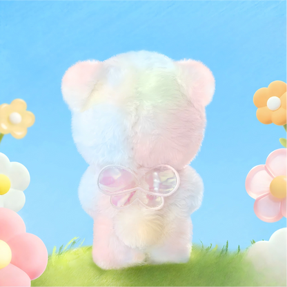 Nanci Spring Bear Plush Hanging Card