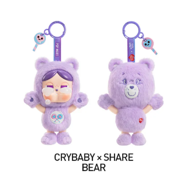 CRYBABY x Care Bears Serles - Vinyl Plush Pendant Blind Box（pre order）