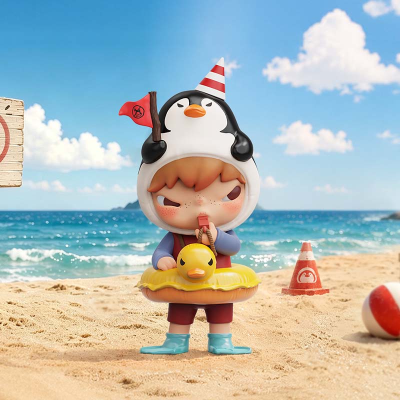 Hirono Penguin Lifeguard Figurine Hanging Card (pre order)