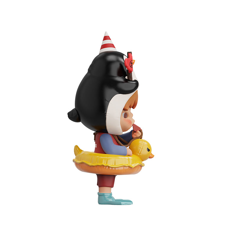 Hirono Penguin Lifeguard Figurine Hanging Card (pre order)
