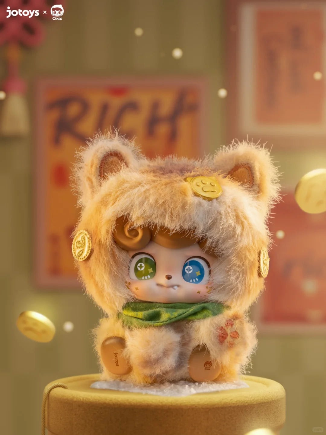 Q.kid good fortune series pvc plush blind box