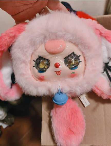 Baby Three-Lucky Rabbit Zipper Bag Plush Series